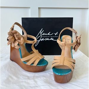Mark & James by Badgley Mischka, Maiko, Wedge Sandals 6.5
